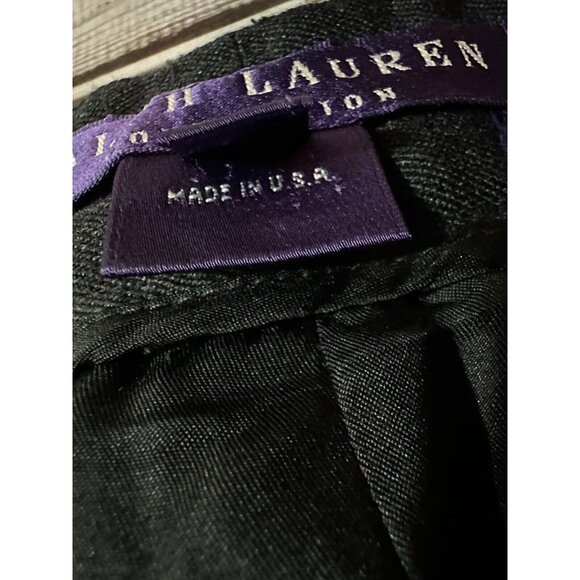 Ralph Lauren Collection Purple Label Wool Pants sz 4 NWOT Made in USA vintage - Picture 3 of 7